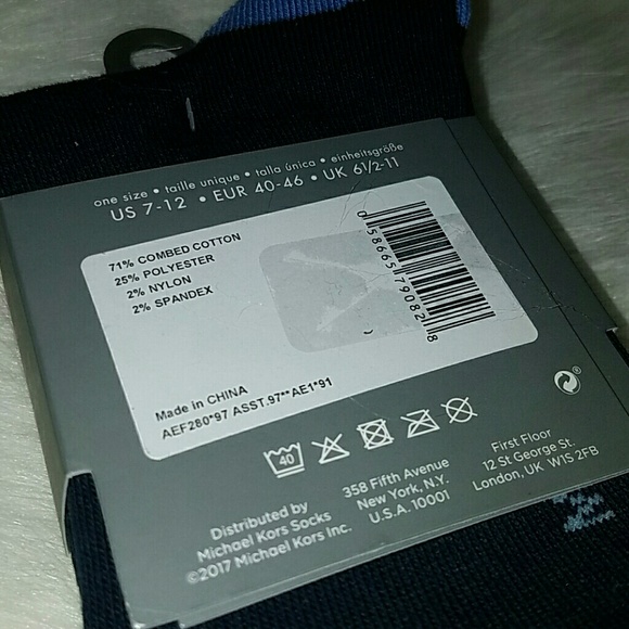 Michael kors comed cotton socks set of 3 - Picture 6 of 6